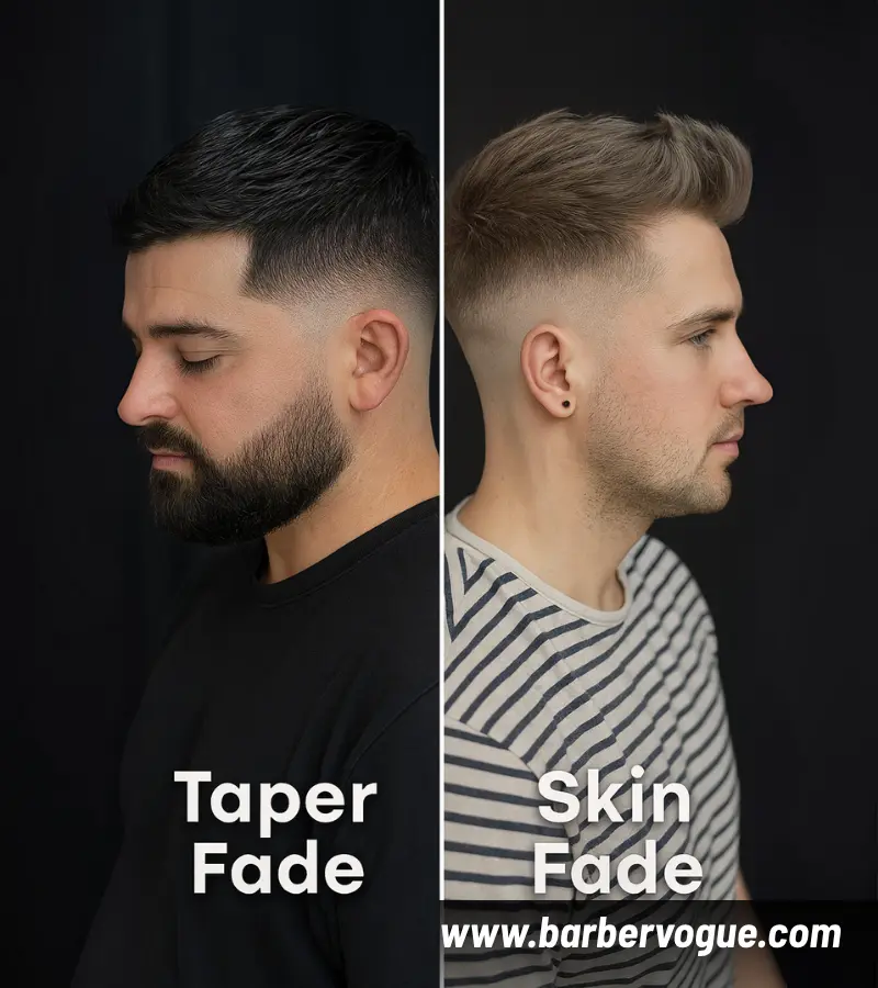 Taper Fade vs Skin Fade