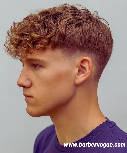 Textured Short hair with Low Taper Fade